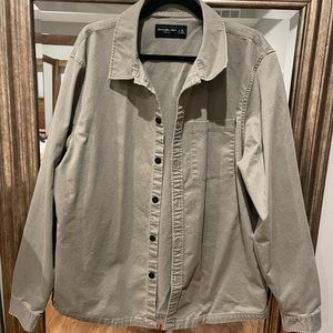 Abercrombie Mens Stretch Shirt Jacket